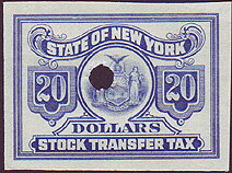 Stamp, Seal of New York, New York (NY),  , Birds, Birds of Prey, Coats of Arms, Eagles, Seals (Emblems)