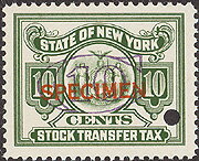 Stamp, Seal of New York, New York (NY),  , Birds, Birds of Prey, Coats of Arms, Eagles, Seals (Emblems)