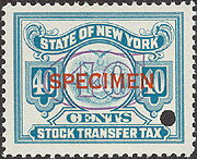 Stamp, Seal of New York, New York (NY),  , Birds, Birds of Prey, Coats of Arms, Eagles, Seals (Emblems)