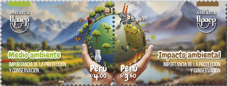 Se-tenant, UPAEP 2024 : The Environment, Peru,  , Environment Protection, U.P.A.E.P.