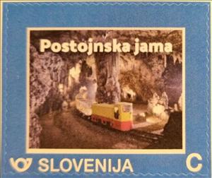 Stamp, Postojnska Jama, Slovenia,  , Caves, Railways, Tourism