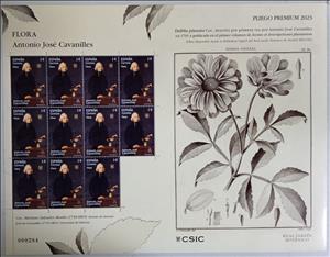 Mini Sheet, Antonio José Cavanilles, Botanist, Spain,  , Botanists