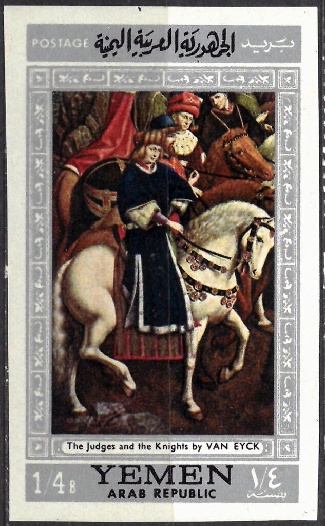 The Judges and the knights by Van Eyck