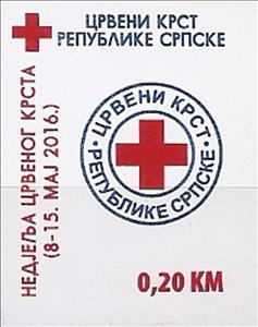 Stamp, Red Cross 2016, Bosnia and Herzegovina, Serbian Admin,  , Red Cross and Red Crescent