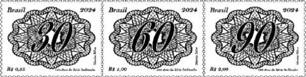 Inclinados Stamps of 1844, 180 Years