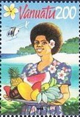 Woman with fruit Plate, Helicopters