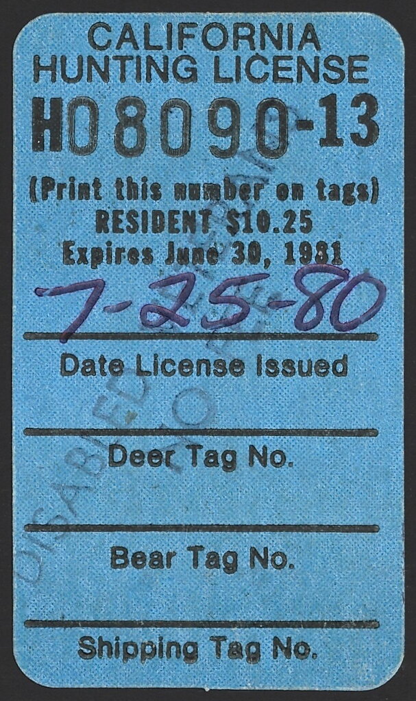 Hunting License Validation - Disabled Veterans