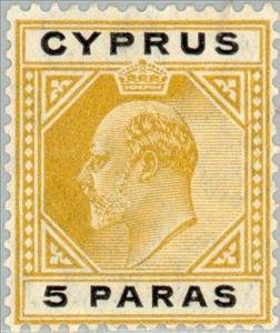Stamp, King Edward VII, Cyprus,  , Heads of State, Kings