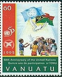 Children let fly Pigeons, UN flag, National Flag