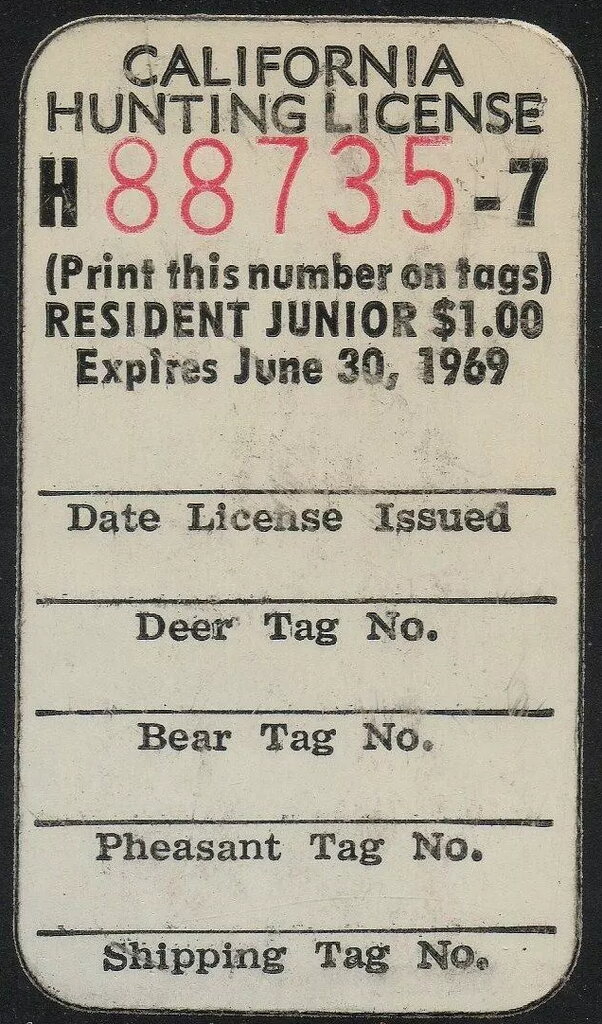 Hunting License Validation - Resident Junior