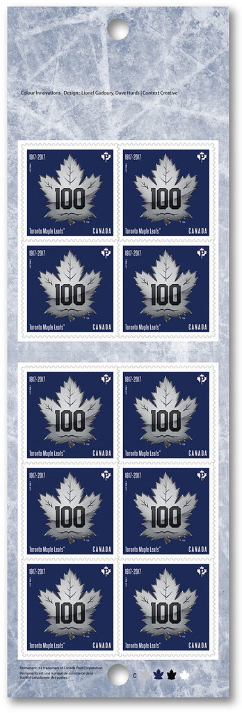 100th Anniv. of Toronto Maple Leafs ® - Logo - Booklet pane