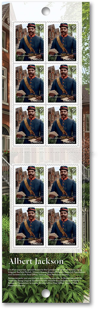 Albert Jackson booklet pane
