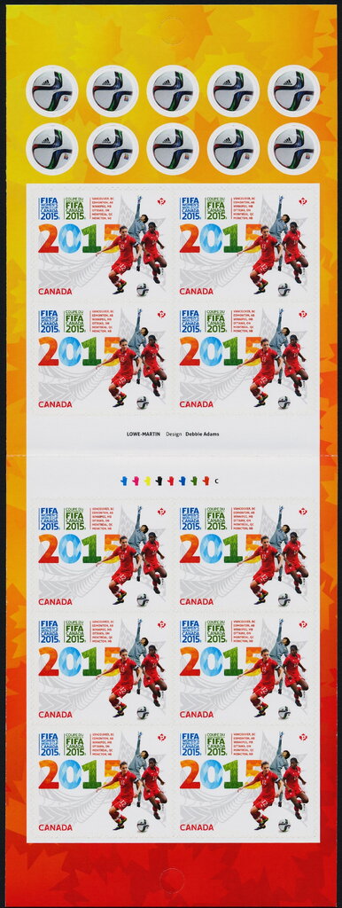 FIFA Women's World Cup, booklet pane