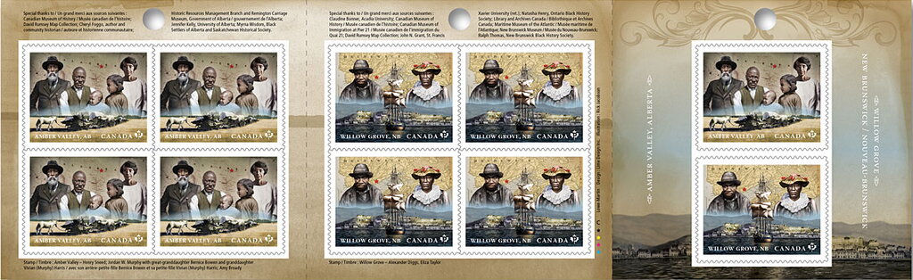 Historic Afro-Canadian Communities booklet pane