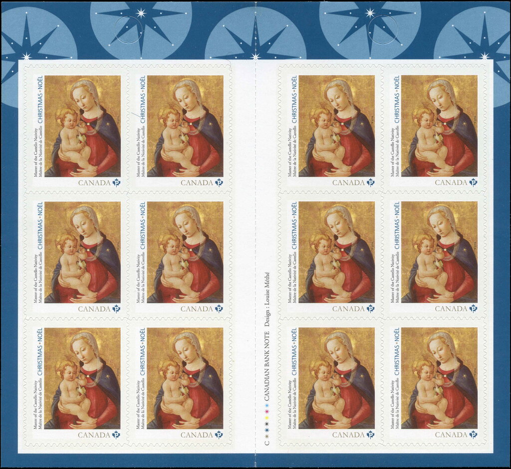Madonna and Child, booklet pane