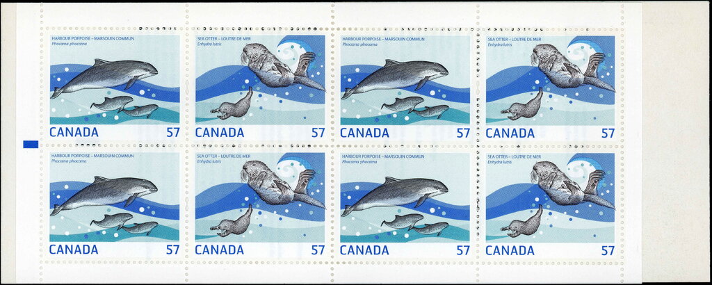 Marine life, booklet pane