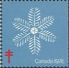 Stamp, Snowflake, Canada,  , Charity, Snow, Tuberculosis / TBC