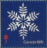 Stamp, Snowflake, Canada,  , Charity, Snow, Tuberculosis / TBC