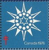 Stamp, Snowflake, Canada,  , Charity, Snow, Tuberculosis / TBC