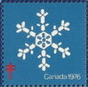 Stamp, Snowflake, Canada,  , Charity, Snow, Tuberculosis / TBC
