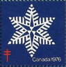 Stamp, Snowflake, Canada,  , Charity, Snow, Tuberculosis / TBC