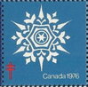 Stamp, Snowflake, Canada,  , Charity, Snow, Tuberculosis / TBC
