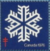Stamp, Snowflake, Canada,  , Charity, Snow, Tuberculosis / TBC