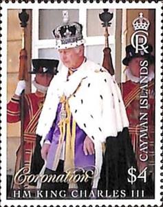 Souvenir Sheet, Coronation of King Charles III, Cayman Islands,  , Royalty