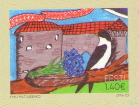Castle, Bird and Flowers; Emil Mat Yusenko