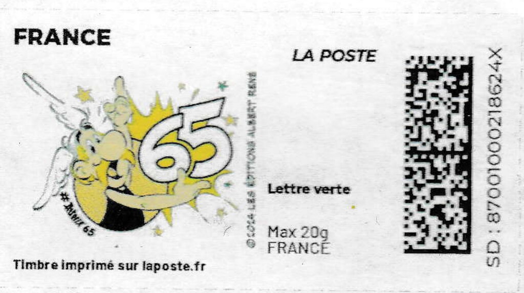 Asterix holding 65 colour variant red missing