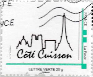 Stamp, Cote Cuisson, France,  , Shops
