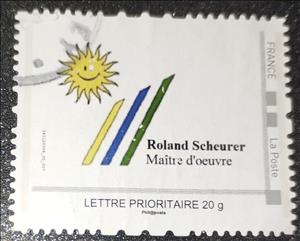 Stamp, Roland Scheurer Maitre d'Oeuvre/Project Manager, France,  , Building Industry, Logos