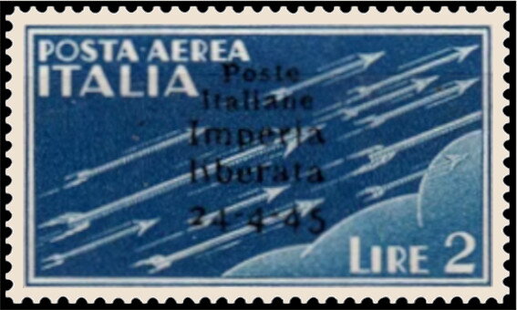 Airmail, Arrows - Ovpt.