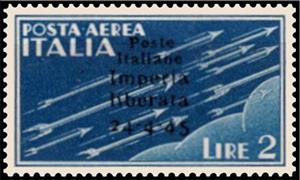 Stamp, Airmail, Arrows - Ovpt., Italy,  , Arrows