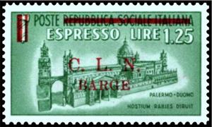 Stamp, Express - Cathedral of Palermo - Ovpt., Italy,  , Buildings, Churches - Cathedrals - Basilicas - Chapels, Monuments