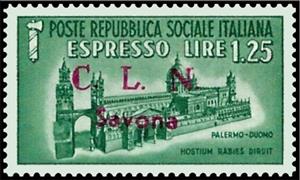 Stamp, Express - Cathedral of Palermo - Ovpt., Italy,  , Buildings, Churches - Cathedrals - Basilicas - Chapels, Monuments