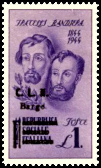 Portrait of Brothers Attilio and Emilio Bandiera - Ovpt.