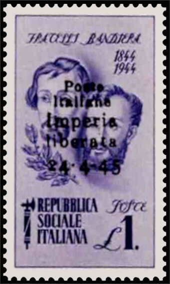 POrtrait of Brothers Attilio and Emilio Bandiera - Ovpt.
