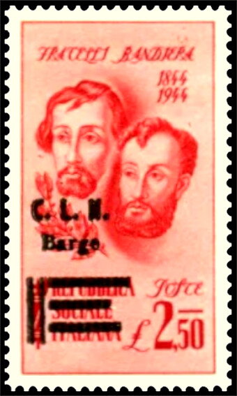 POrtrait of Brothers Attilio and Emilio Bandiera - Ovpt.