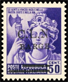 Stamp, Republican and Fascist Italy - Ovpt., Italy,  , Mythology, Roman Empire, Women