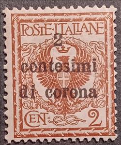 Stamp, General Issue, Italy - Occupation of Trentino and Venezia-Giulia,  , Birds, Birds of Prey, Coats of Arms, Eagles, Heraldic Animals
