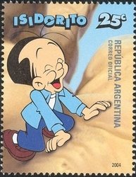Stamp, Isidorito, Argentina,  , Cartoons, Comics