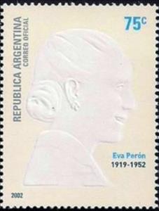Stamp, Eva Perón, Argentina,  , Heads of State, Famous People