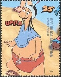 Stamp, Upita, Argentina,  , Cartoons, Comics