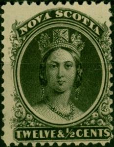 Stamp, Queen Victoria (1819-1901), Nova Scotia,  , Famous People, Heads of State, Queens, Royalty, Women