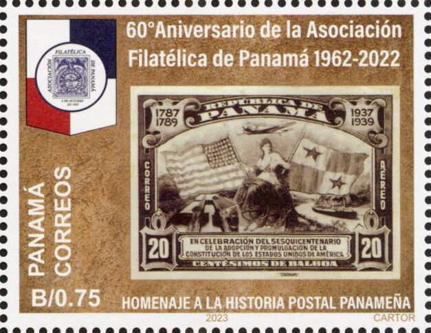 60th Anniversary of the Philatelic Association of Panama