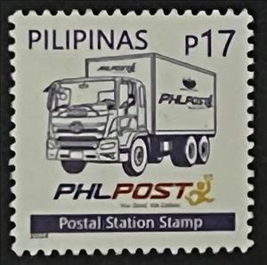 Stamp, Postal Station Stamp (Truck), Philippines,  , Transport