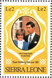 Stamp, Couple, Sierra Leone,  , Famous People, Princes, Princesses, Royalty, Special Occasions, Weddings