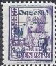 Queen Isabel I - overprinted Logroño