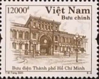 Hồ Chí Minh City Post Office - 2024 Imprint Date